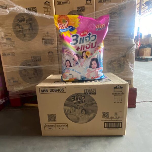 3แจ๋ว ผงซักฟอก 3000 ก.
